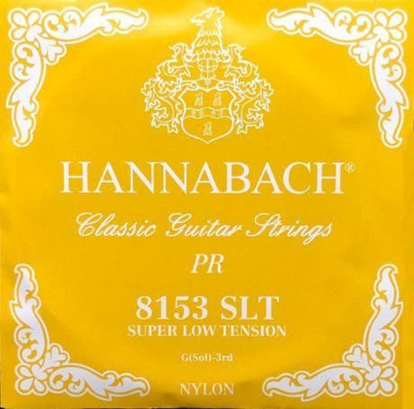 Hannabach 815 G3 Diskantsaite für klassische gitarren, super niedrige Spannung