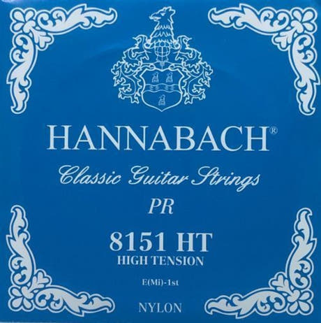 Hannabach 815 E1 Diskantsaite für klassische gitarren, hohe Spannung