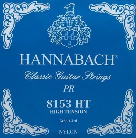 Hannabach 815 G3 Diskantsaite für klassische gitarre, High tension