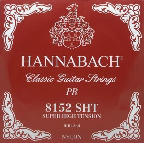 Hannabach 815 H/B2 Diskantsaite, klassische gitarren, super high tension