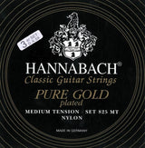 Hannabach Saiten für klassische Gitarren Serie 825 Medium Spannung spezialvergoldet - 3er Bass medium (8258MT)