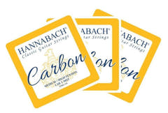 Hannabach Saiten für klassische Gitarren CARBON Medium/High tension Diskant - Set aus 3 Diskantsaiten (CAR8MHT)