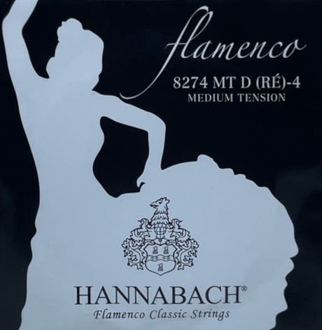 Hannabach 827 D4 Basssaite für Flamencogitarre, medium tension