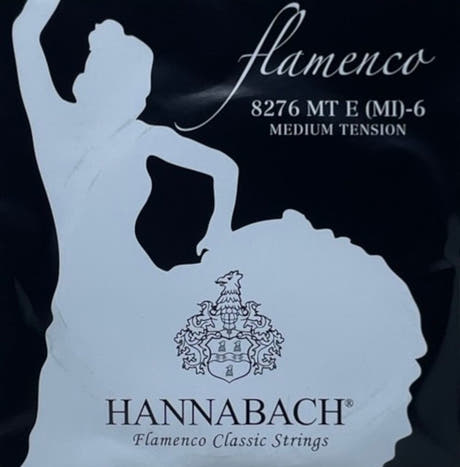Hannabach 827 E6 Basssaite für Flamencogitarre, medium tension