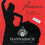 Hannabach Saiten für klassische Gitarren Serie 827 Super High Tension Flamenco - Set von 3 Bass (8277SHT)