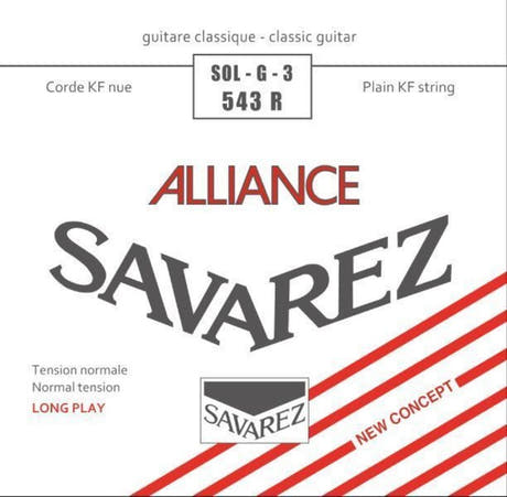 Savarez 543R Alliance HT Classic G3 Diskantsaite, normale Spannung