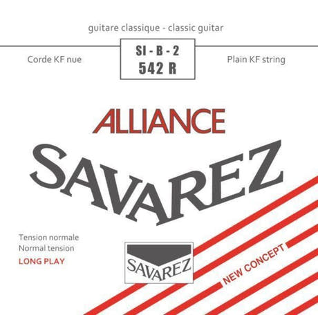 Savarez 542R Alliance HT Classic H/B2 Diskantsaite, normal tension