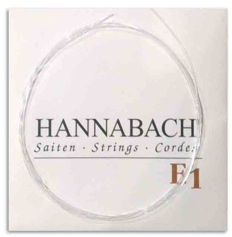 Hannabach 890 1/2 E1 Diskantsaite für Kindergitarre, medium tension