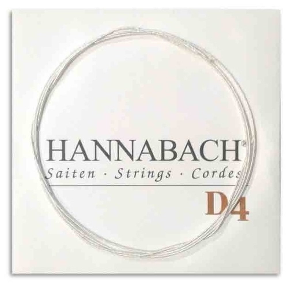 Hannabach 890 1/2 D4 Basssaite für Kindergitarre, medium Spannung