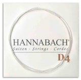 Hannabach 890 1/2 D4 Basssaite für Kindergitarre, medium Spannung