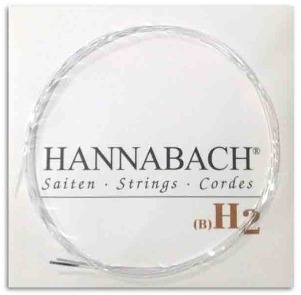 Hannabach 890 3/4 H/B2 Diskantsaite für kindergitarre, medium Spannung