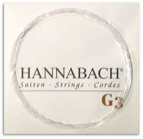 Hannabach 890 3/4 G3 umsponnene Saite für Kindergitarre, medium tension