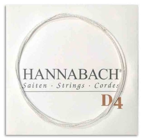 Hannabach 890 7/8 D4-Basssaite für kindergitarre, medium tension