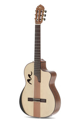 Manuel Rodriguez Elektro-akustische Café Cortado Cutaway - Gewellter Nussbaum (matt)