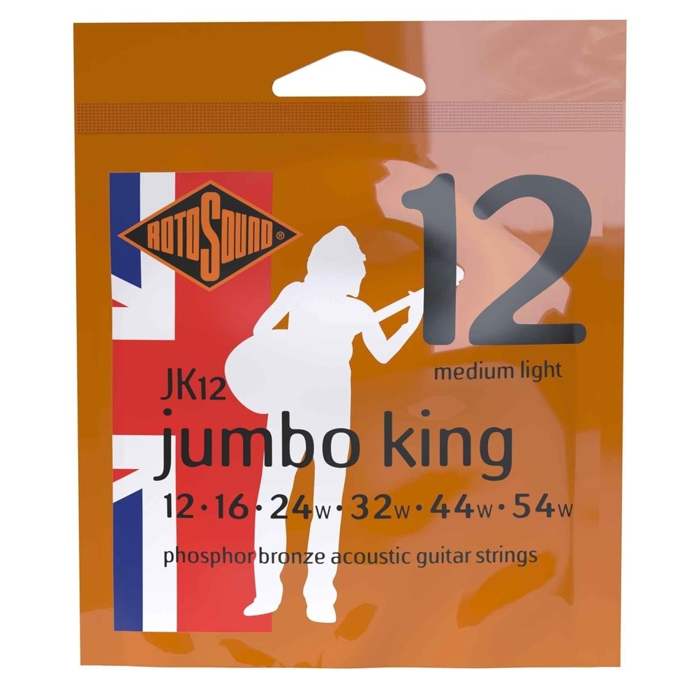 Rotosound Jumbo King JK12 Westerngitarrensaiten 12-54