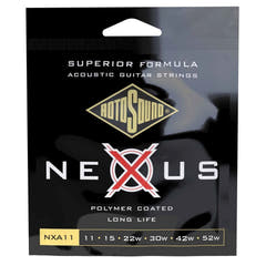 Rotosound Saiten für Akustikgitarren Nexus Coated - Set Light 11-52 (NXA11)