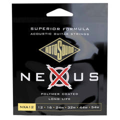Rotosound Saiten für Akustikgitarren Nexus Coated - Set Medium Light 12-54 (NXA12)