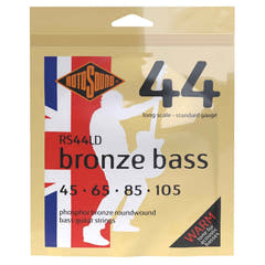 Rotosound Saiten für Akustikbass Bronze Bass 44 - Set 4-saitig Standard 45-105 (RS44LD)
