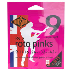 Rotosound Roto Pinks R9-2 Double Decker E-Gitarrensaiten 9-42