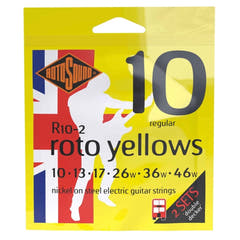 Rotosound Roto Yellows R10-2 Double Decker e-gitarrensaiten 10-46