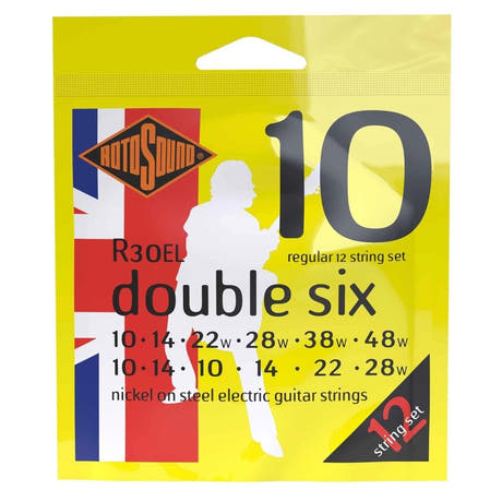 Rotosound Roto Yellows R30EL Double Six für 12-saitige e-gitarre 10-48