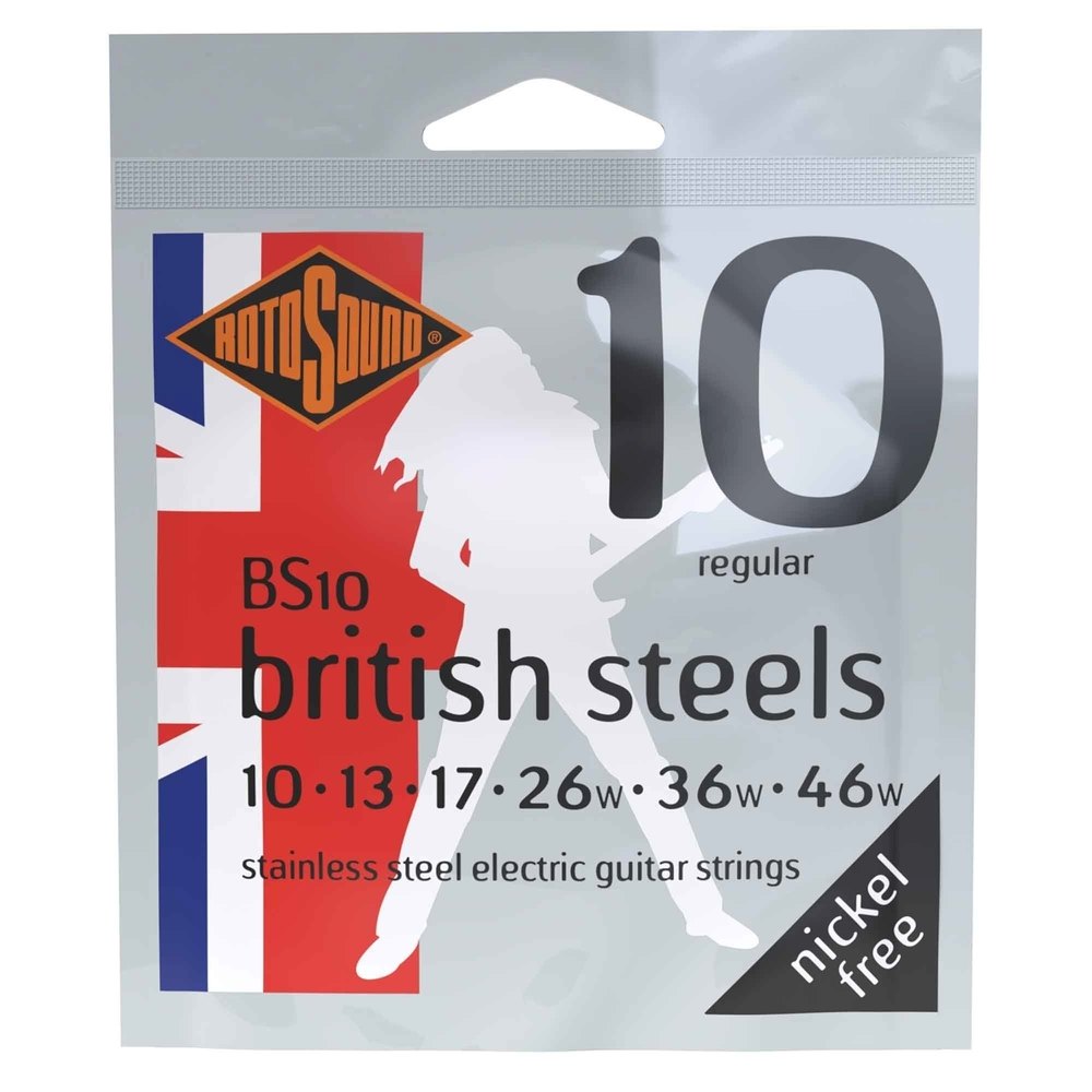 Rotosound British Steels BS10 E-Gitarrensaiten 10–46