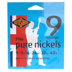 Rotosound Pure Nickels PN9 E-gitarrensaiten 9-42