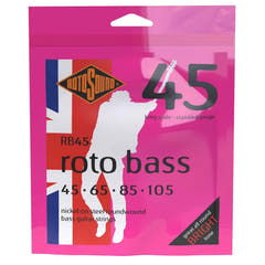 Rotosound E-Bass Saiten Roto Bass - Satz 4-saitig Nickel Standard 45-105 (RB45)