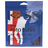 Rotosound E-Bass Saiten Roto Bass - Satz 4-saitig Nickel Heavy 50-110 (RB50)