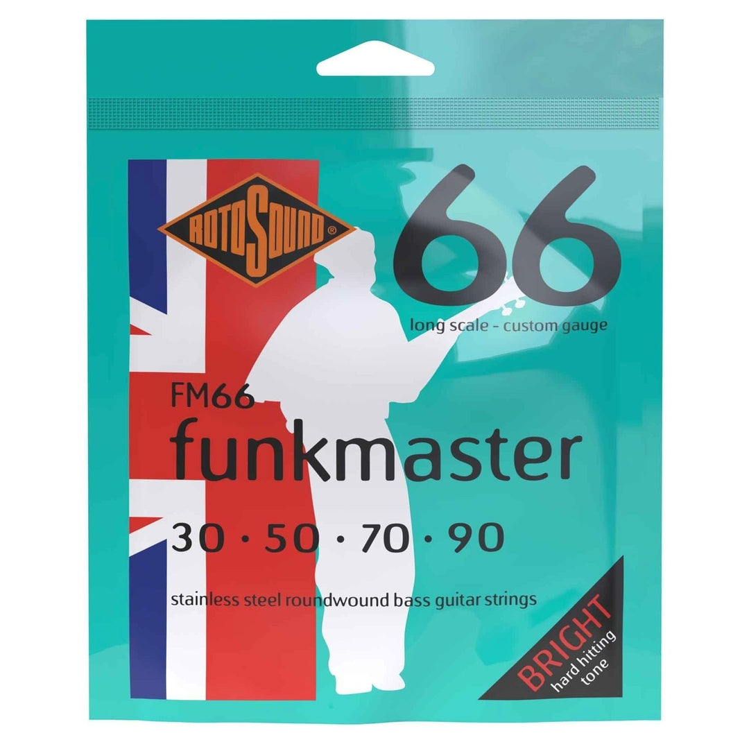 Rotosound E-Bass Saiten Swing Bass 66 - Set 4-saitig FUNKMASTER Custom 30-90 (FM66)