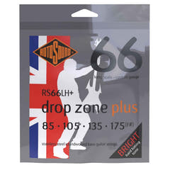 Rotosound E-Bass Saiten Swing Bass 66 - Set 4-saitig DROP ZONE PLUS Custom 85-175 (RS66LH+)