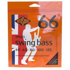 Rotosound E-Bass Saiten Swing Bass 66 - Set 5-saitig Edelstahl Hybrid 40-125 (SM665)