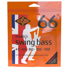 Rotosound E-Bass Saiten Swing Bass 66 - Set 5-saitig Edelstahl Standard 45-130 (RS665LD)