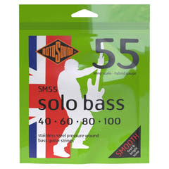 Rotosound E-Bass Saiten Solo Bass 55 - Set 4-saitig Hybrid 40-100 (SM55)