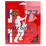 Rotosound Jazz Bass Saiten Jazz Bass 77 - Satz 5-saitig Flatwound Standard 45-130 (RS775LD)