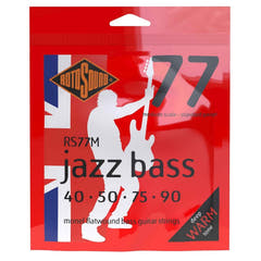 Rotosound Jazz Bass Saiten Jazz Bass 77 - Set 4-saitig Medium 40-90 //Medium scale length (30.5"/772mm to 32"/810mm) (RS77M)