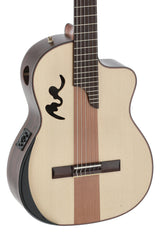 Manuel Rodriguez Elektro-akustische Café Cortado Cutaway - Indischer Palisander (matt)