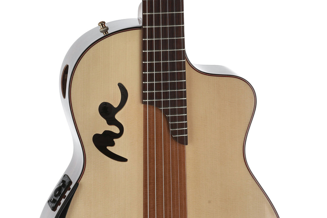 Manuel Rodriguez Elektro-akustische Café Cortado Cutaway - Santos Palisander (glänzend)