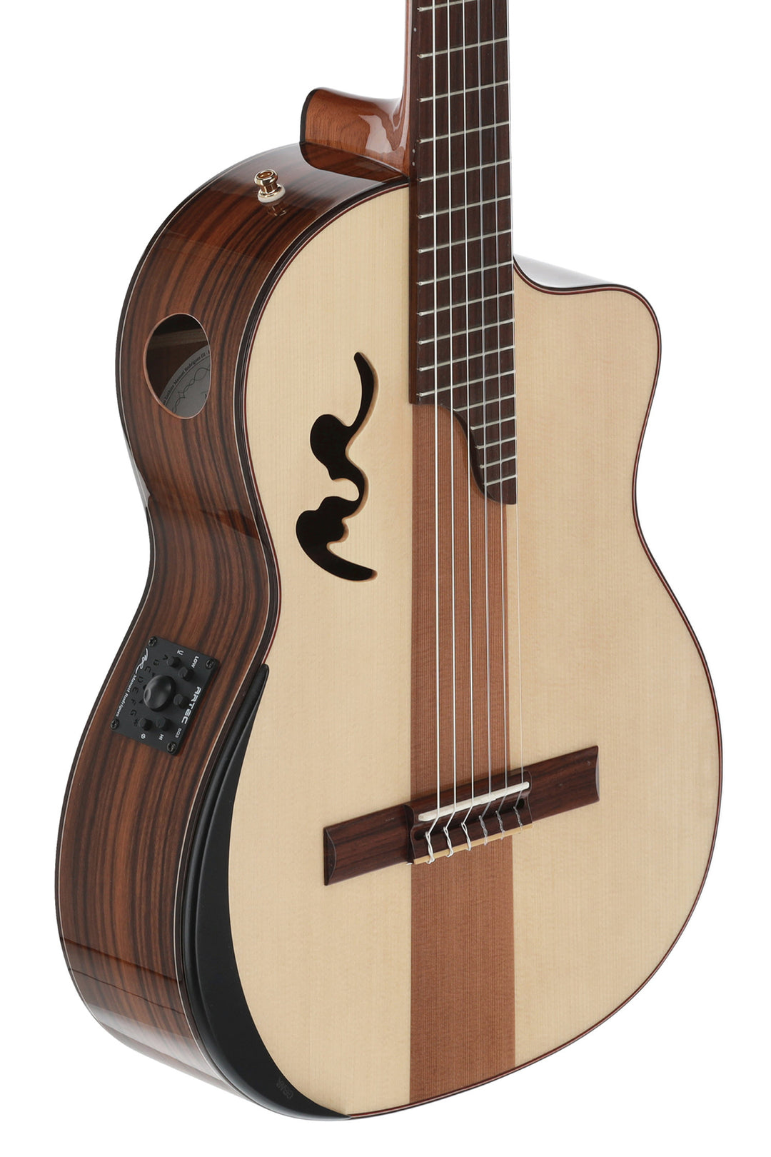 Manuel Rodriguez Elektro-akustische Café Cortado Cutaway - Santos Palisander (glänzend)
