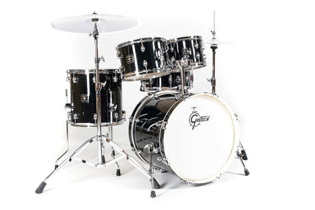Gretsch Energy trommesæt 20", Black, uden bækkener, 4 dele hardware