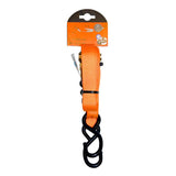 Gepäckspanngurt 500 cm 25 mm mit Klickverschluss, 2 Haken TüV/GS