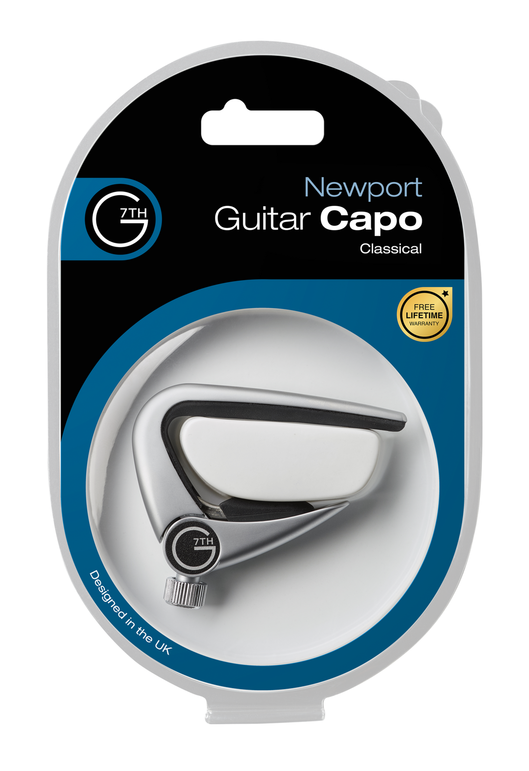 G7th Kapodaster Newport - Klassische Gitarren, silber (C33013)