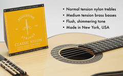 Augustine Saiten für klassische Gitarren Classic Label - Set Classic Gold (normal/medium)