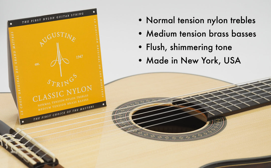 Augustine Saiten für klassische Gitarren Classic Label - Set Classic Gold (normal/medium)
