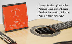 Augustine Saiten für klassische Gitarren Classic Label - Set Classic Red (normal/medium)
