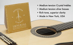 Augustine Saiten für klassische Gitarren Imperial Crystal Nylon medium - Set Imperial Red (medium/medium)
