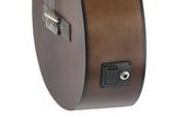VGS Basic elektroakustische klassische gitarren, walnussfarben