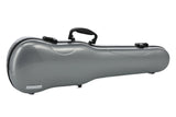 GEWA Formgeformte Geigen cases Air 1.7 - Silber metallic hochglanz