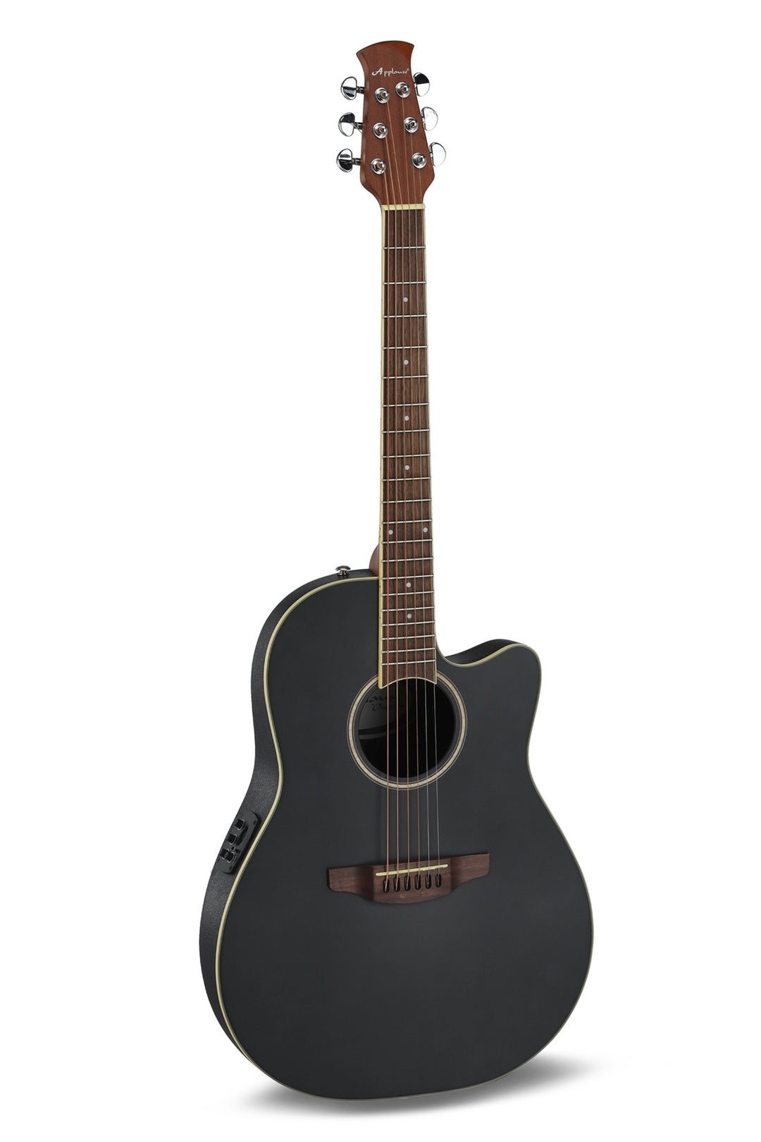 Applause E-Akustik Gitarren AB24II CS Mid Cutaway - Black Satin (AB24-5S)