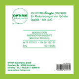 Optima Saiten für Zither Harfen-/Luftresonanzzither Nylon grün 1321 - Bass-Set (1321.MSBA)
